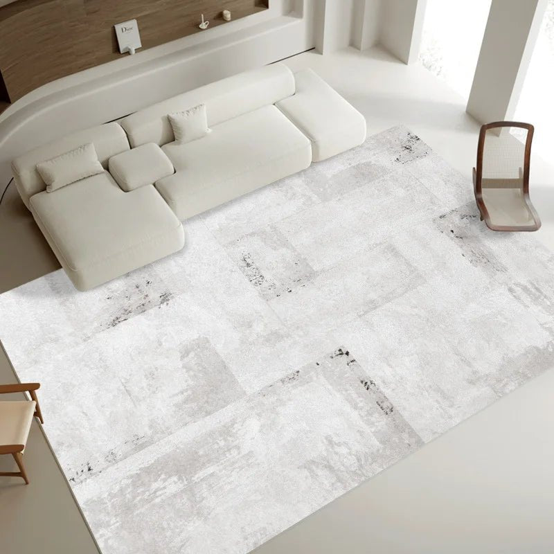 Contemporary Timeless Neutral Tones Rug - Elegant and modern large area rug in earthy and neutral hues, perfect for adding warmth and sophistication to any living space.