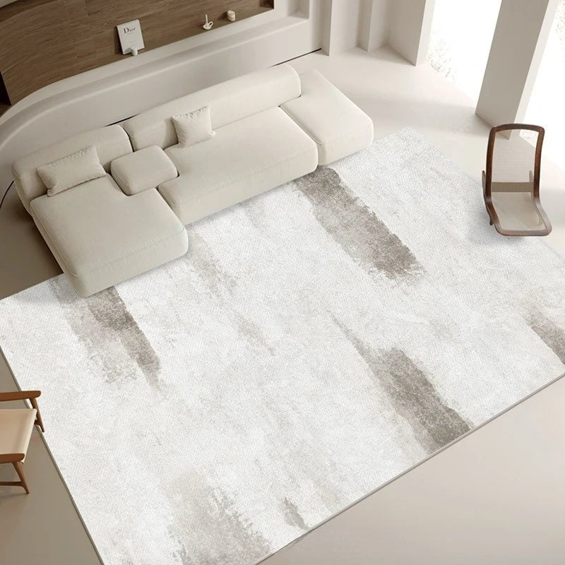 Contemporary Timeless Neutral Tones Rug - Elegant and modern large area rug in earthy and neutral hues, perfect for adding warmth and sophistication to any living space.