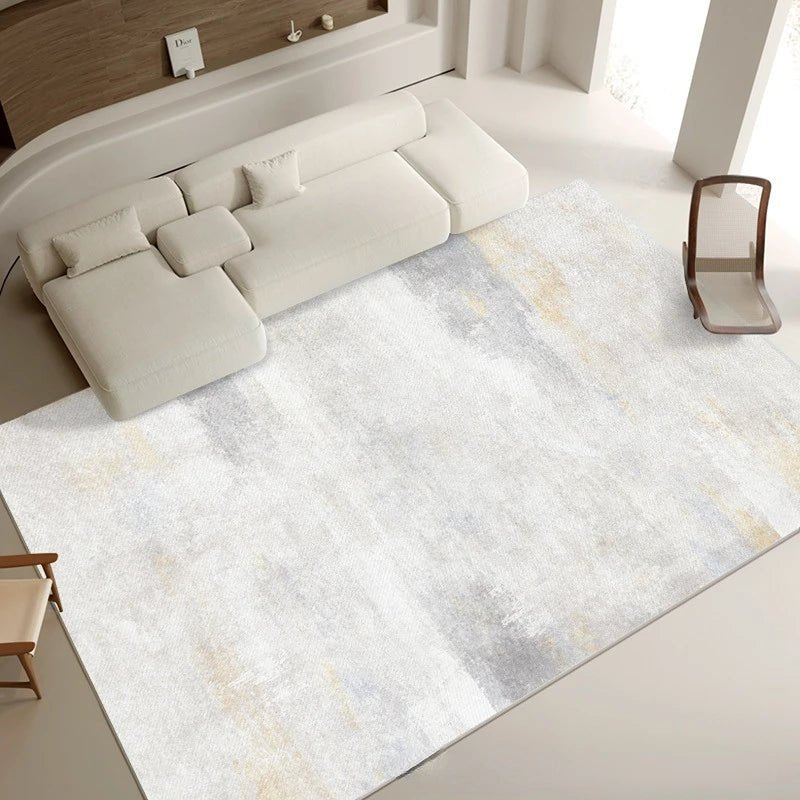 Contemporary Timeless Neutral Tones Rug - Elegant and modern large area rug in earthy and neutral hues, perfect for adding warmth and sophistication to any living space.