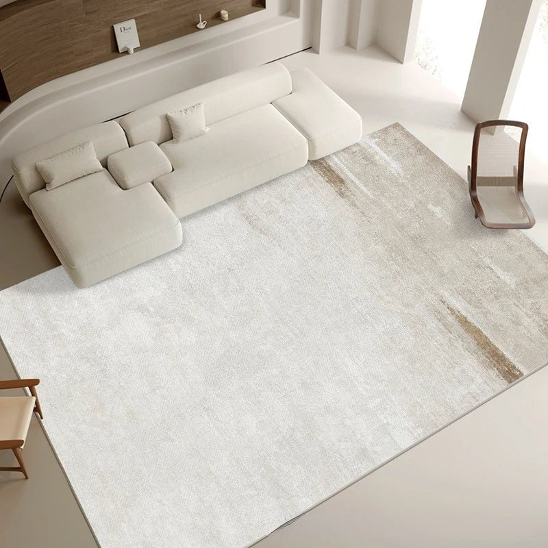 Contemporary Timeless Neutral Tones Rug - Elegant and modern large area rug in earthy and neutral hues, perfect for adding warmth and sophistication to any living space.