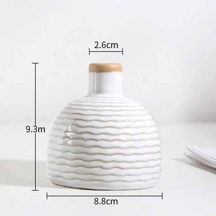 A creative ceramic vase showcasing an elegant and artistic arrangement perfect for home decor.