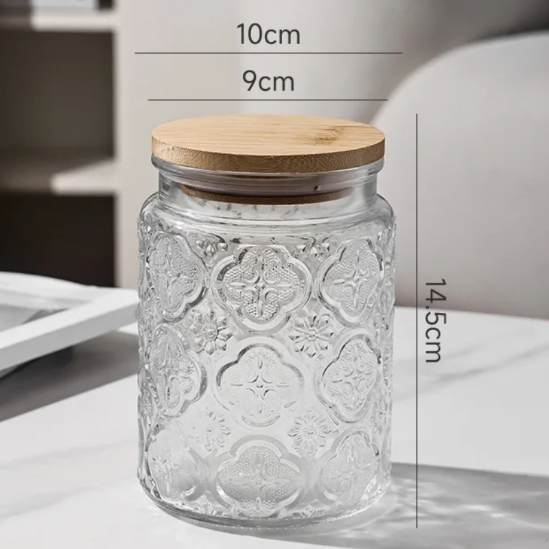 Elegant kitchen storage containers with a sleek design.