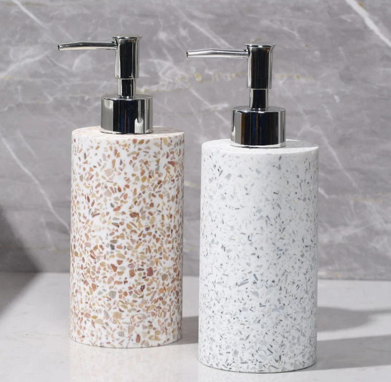 European quality bathroom accessory set featuring sleek design and premium materials