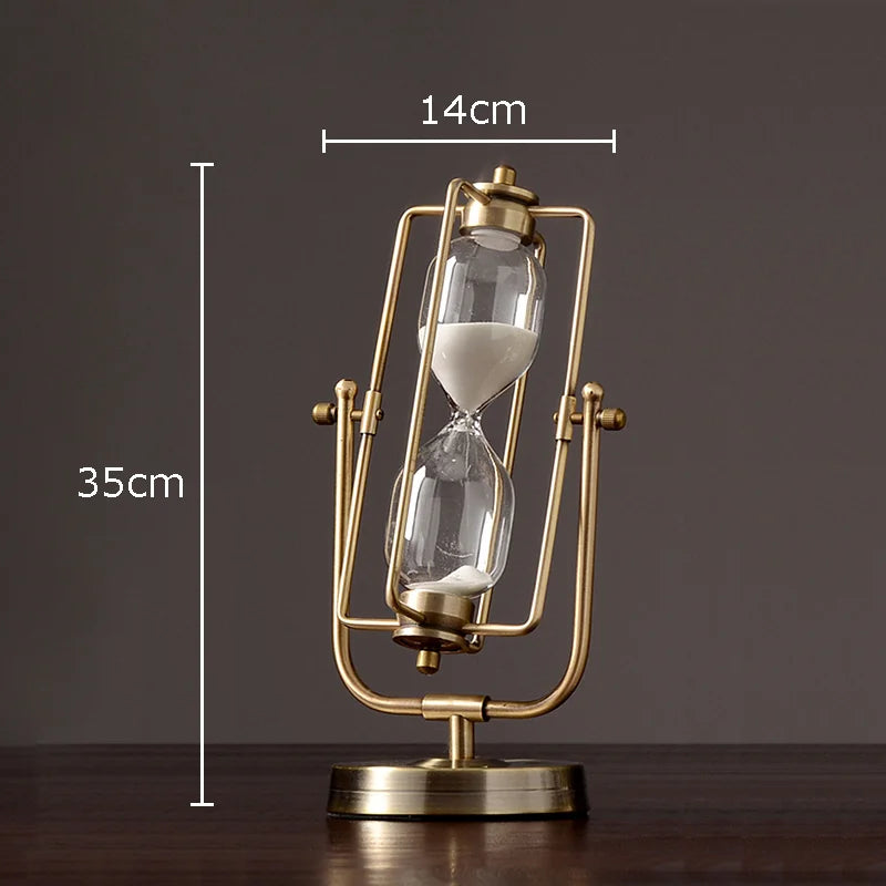 Elegant hourglass in perfect harmony, ideal for sophisticated home décor