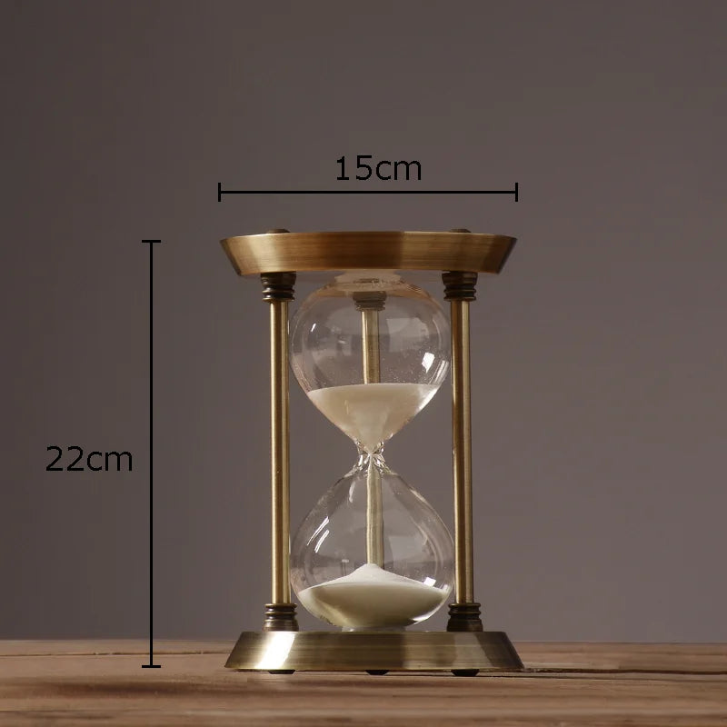 Elegant hourglass in perfect harmony, ideal for sophisticated home décor