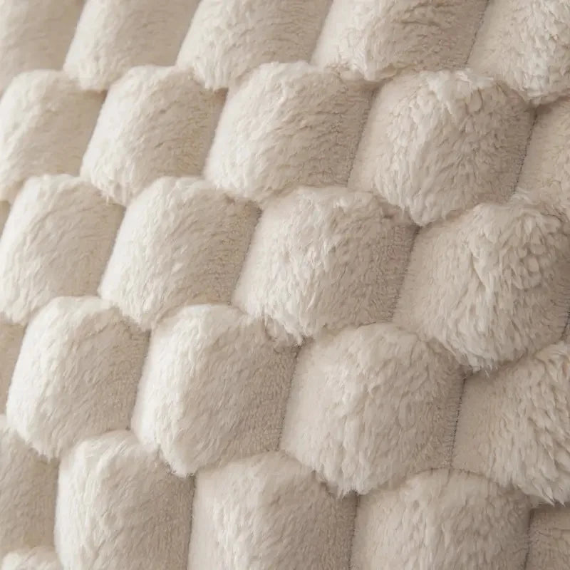 A soft, milk-white cushion made from comfortable fabric