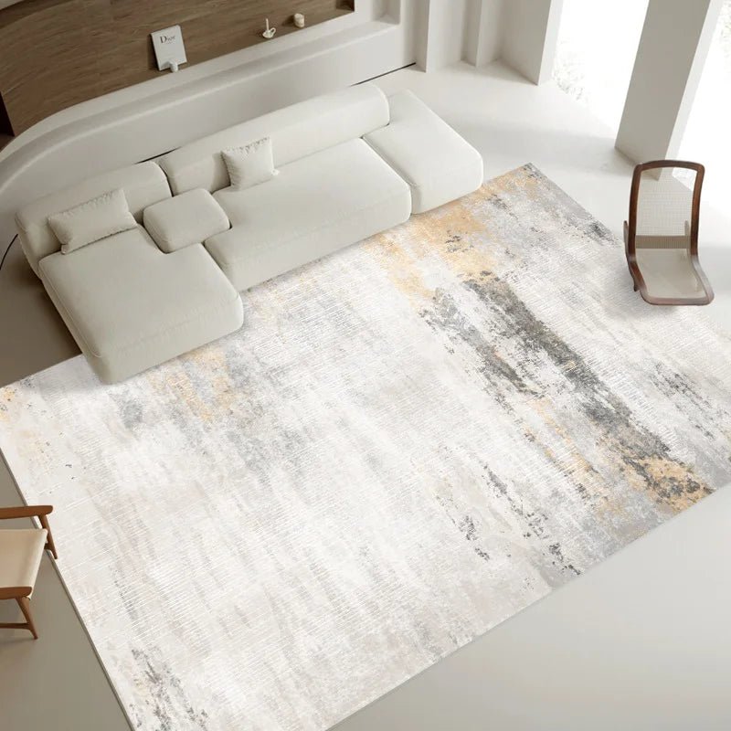 Contemporary Timeless Neutral Tones Rug - Elegant and modern large area rug in earthy and neutral hues, perfect for adding warmth and sophistication to any living space.