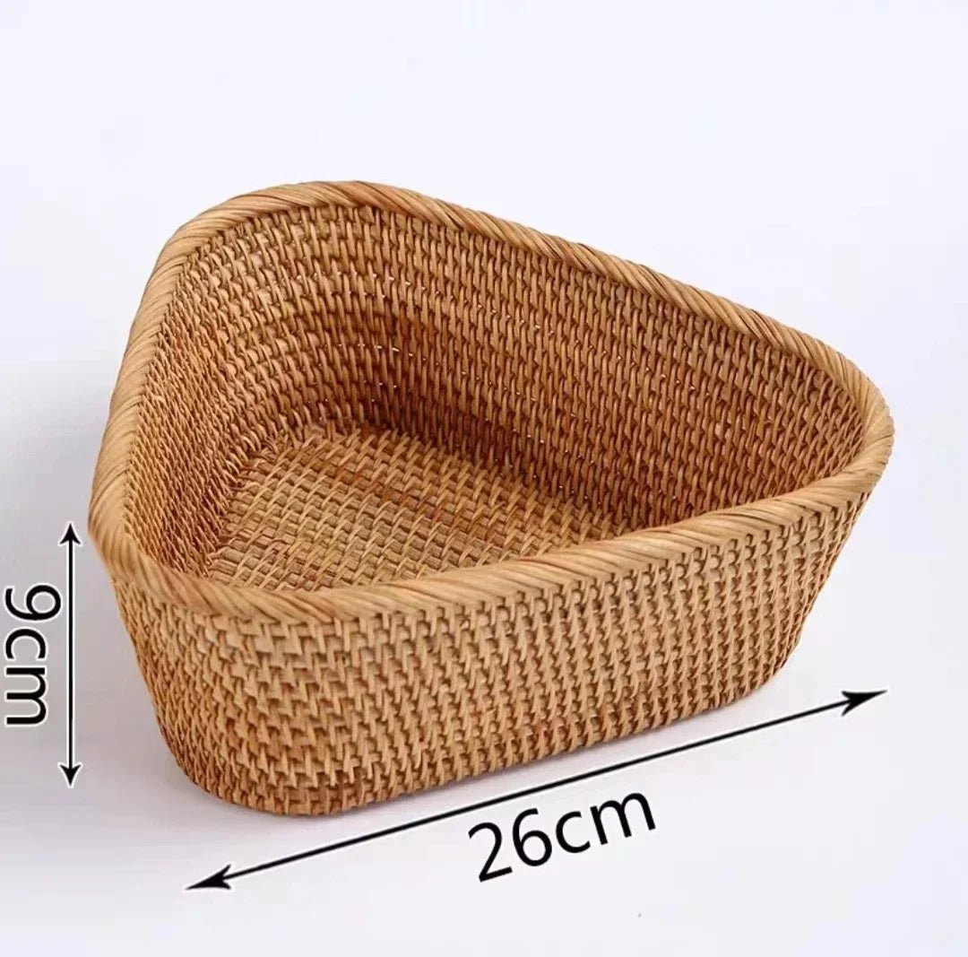 A rustic fruit basket. Eco-Friendly & Stylish Storage Solution